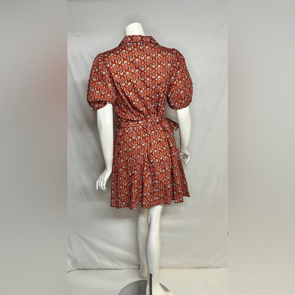 Lilla P Size S Tags On button up belted collared dress - Picture 11 of 17